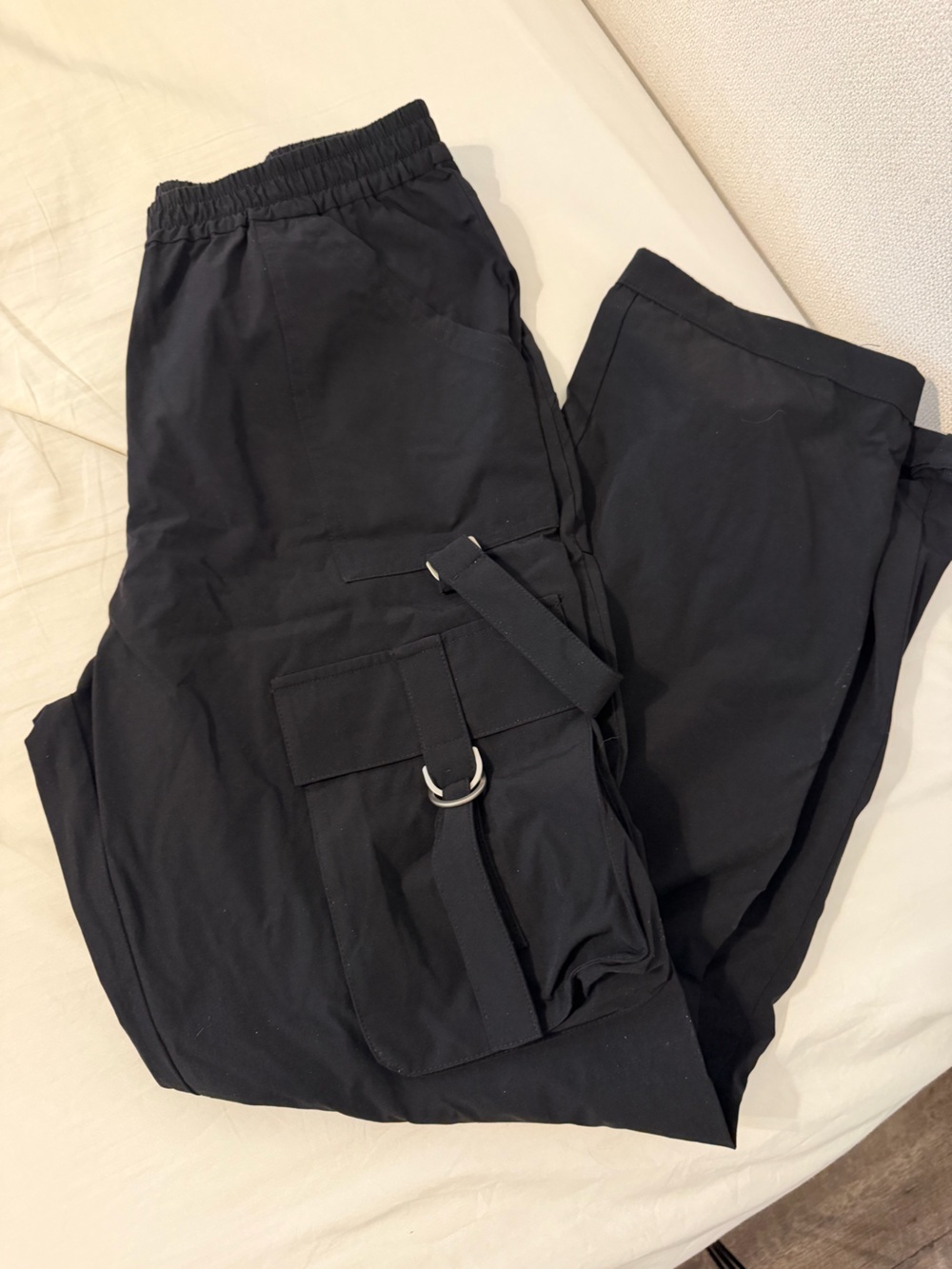 Steve Madden Black Cargo Pants